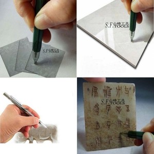 Outil <span class=keywords><strong>de</strong></span> gravure à pointe diamant naturel gravé à la main, stylo à main en coquille pour la gravure du verre, <span class=keywords><strong>de</strong></span> la céramique et des plaques <span class=keywords><strong>de</strong></span> silicium - Product Image 5