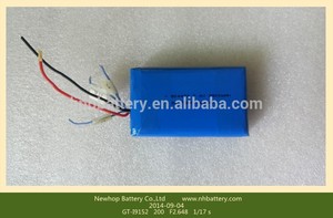 China de polímero <span class=keywords><strong>3</strong></span>.7 v 3300 mah li ion con el tamaño de 407696 para bancos de la energía - Product Image 6