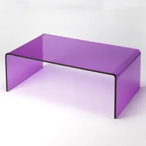 Moderne Paars Acryl Cocktail Tafel Koffie Diner Tafels