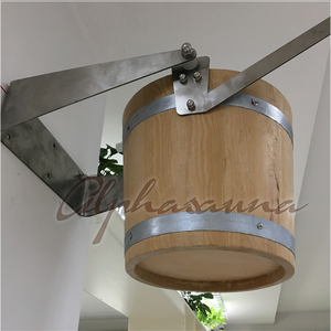 Turco ducha accesorios de baño Sauna cubo y cucharón para las ventas - Product Image 4