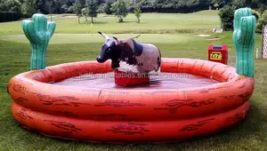 free optional color mats inflatable mechanical rodeo bull price for sale