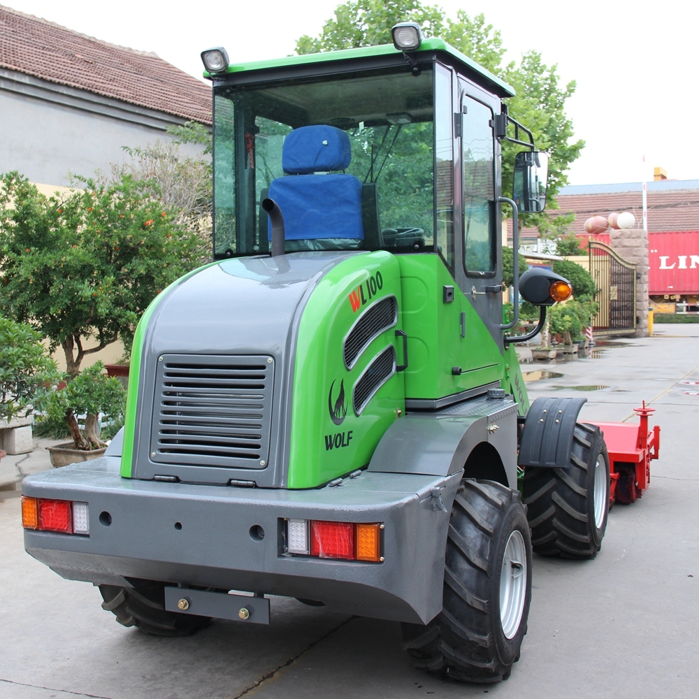 1T Radlader mit Hoflader