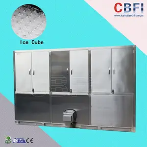 Cubo de hielo fábrica de máquina del fabricante comestible automática