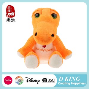 Varios estilos de felpa limpia juguete del animal doméstico naranja <span class=keywords><strong>dinosour</strong></span> - Product Image 1
