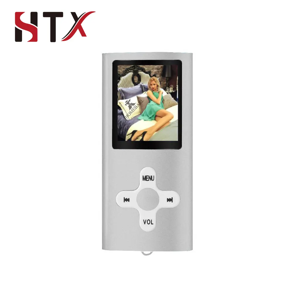 Популярный металлический тонкий MP3 MP4 плеер 4-й 1,8 дюймовый ЖК-дисплей поддержка 64 ГБ памяти экран портативный FM радио Музыкальный видео плеер