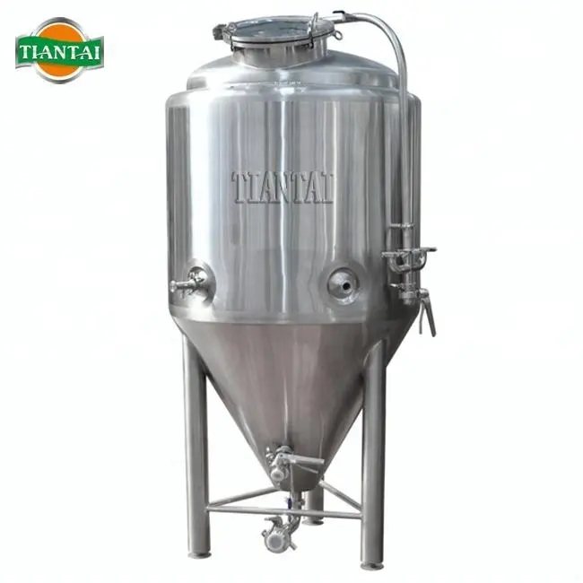500L 5HL 4BBL Stacked Stainless steel single wall top manway brewing beer kit