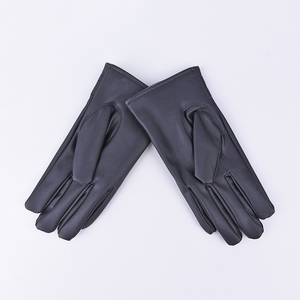 Moda de cuero negro de las señoras invierno cálido guantes - Product Image 2