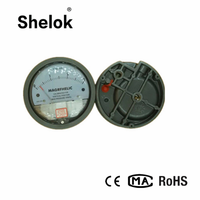 Manomètre de pression différentielle micro de haute précision Shelok pour la climatisation, conception magnétique sans friction