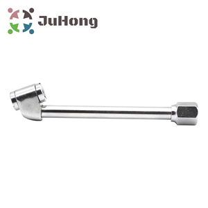 6 "Long Tilt-Lock Angle Head Double Pied Chrome Plaqué Air Mandrin 1/4" NPT Pneu Gonflage Air Mandrin Pneu Réparation <span class=keywords><strong>Garage</strong></span> - Product Image 3