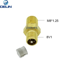Vanne Schrader en laiton, pour suspension et amortisseur, filetage M8 * 1.25