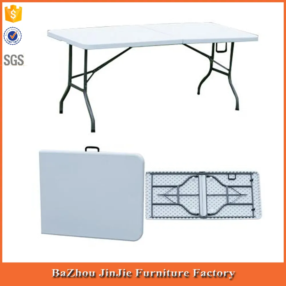 Opvouwbare Witte Plastic Banket/Tuin Tafel