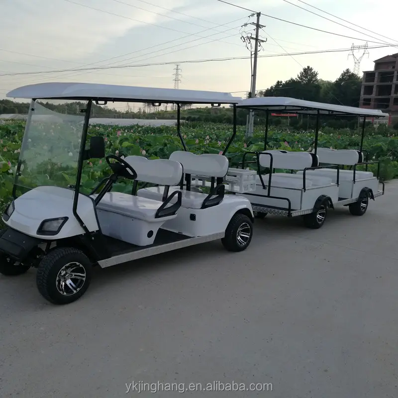 8 kursi golf cart penumpang trailer