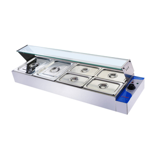Buffet In Acciaio Inox per Uso Professionale Calda Bain Marie Scaldavivande - Product Image 4