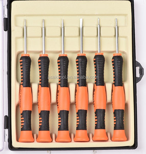 ASAKI AK-9074 6pcs Quality Alloy Steel <strong>Precision</strong> <strong>Screwdriver</strong> <strong>Set</strong> Fixing Slotted Philip's <strong>Screwdriver</strong> -1.2/2.0/2.2/3.0 +1.5/2.0 - Product Image 2