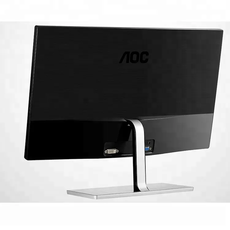 Hitam Perak 23 Inch E-Olahraga Full HD Eye Protection AOC Monitor untuk Desktop