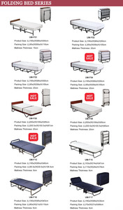 Giường Gấp Cỡ Đơn Giá Rẻ Với Nệm Xốp - Product Image 5