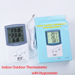 Mestek-TA318 hygromètre numérique, Mini-mètre <span class=keywords><strong>avec</strong></span> affichage numérique, <span class=keywords><strong>humidité</strong></span>, température, <span class=keywords><strong>thermomètre</strong></span> et sonde - Product Image 2
