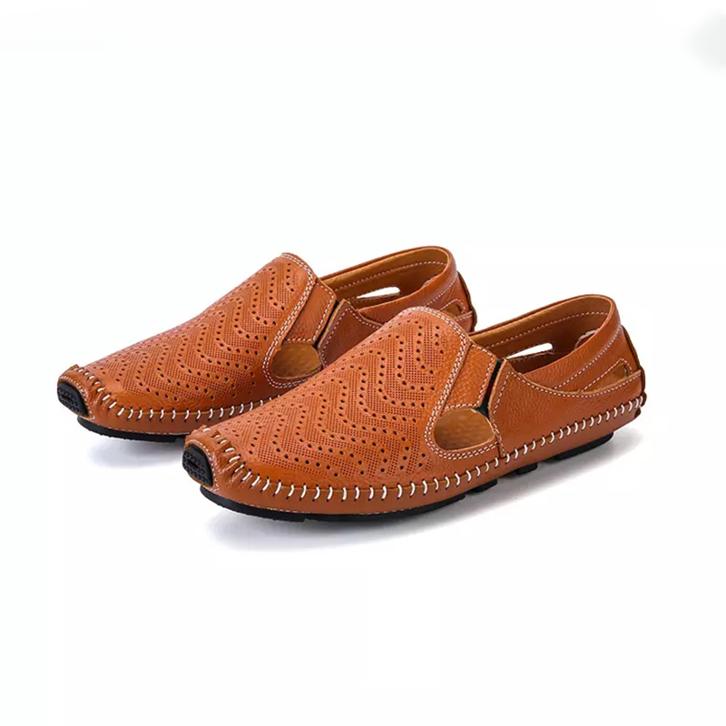 Новые модели мужских кожаных слипонов, мужская обувь EVA EU 38-44 # ODM OEM CN;FUJ тканевая Резина 8503 кожа + ткань + Эва + резина