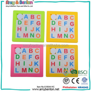 OEM educativo plastica scorrevole bambini Puzzle giochi Jigsaw Puzzle alfabeto <span class=keywords><strong>inglese</strong></span> Puzzle scorrevole - Product Image 3