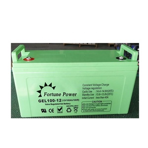 포춘 새로운 에너지 배터리 유지 보수 무료 젤 딥 사이클 배터리 12v 100ah baterias - Product Image 5