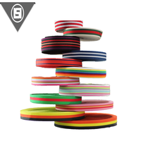 Vente en gros de sangle en nylon élastique PP à motif de rayures à la mode en polyester/coton