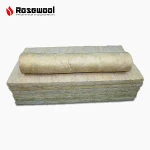Super Thermal Insulation Materials Stone Wool Rock Wool Pipe