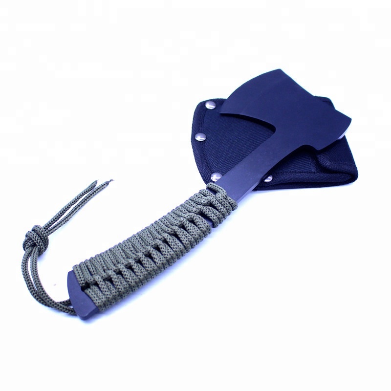 Высококачественный спасательный топор из нержавеющей стали 420 с канатами