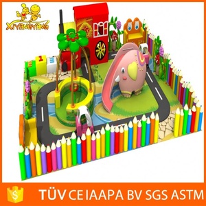 เด็กสวนสนามเด็กเล่นในร่มโรงเรียนสอนขับรถเด็กสนามเด็กเล่นการผจญภัยรายการการจราจรเมืองด้วยเสียงระบบ - Product Image 6