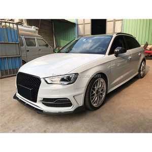 In Fibra di carbonio Spoiler Anteriore Mento Per <span class=keywords><strong>Audi</strong></span> <span class=keywords><strong>A3</strong></span> S3 <span class=keywords><strong>Hatchback</strong></span> 2014-2016 (Non <span class=keywords><strong>A3</strong></span> Standard Non Berlina) FRP Della Copertura Del Respingente - Product Image 4