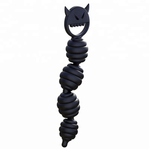 Unisexe Petit Diable Perles <span class=keywords><strong>Anal</strong></span> <span class=keywords><strong>Plug</strong></span> <span class=keywords><strong>Anal</strong></span> Boulon Sex Toys Anus Expansion Vagin Massage - Product Image 2