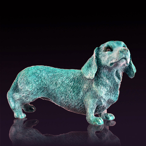 Escultura <span class=keywords><strong>de</strong></span> cobre <span class=keywords><strong>de</strong></span> tamaño natural para perro, casting para decoración <span class=keywords><strong>de</strong></span> patio <span class=keywords><strong>de</strong></span> casa - Product Image 4