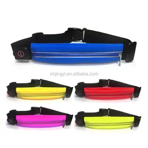 Waterproof reflective rechargeable led sports Running Waist Belt