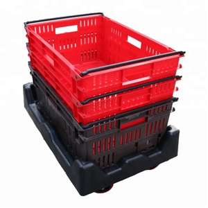 JOIN Plastic <strong>Crate</strong> High-quality Virgin Material Vegetable <strong>Crate</strong> 600*400*245mm <strong>Stacked</strong> <strong>Crate</strong> - Product Image 4