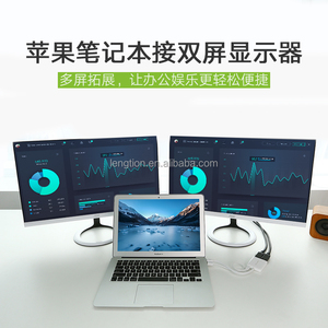 4K Mini <span class=keywords><strong>DisplayPort</strong></span> Đến 2 HDMI MST HDMI <span class=keywords><strong>Multi</strong></span> <span class=keywords><strong>Monitor</strong></span> Splitter Hub Cho Windows PC IOS - Product Image 6