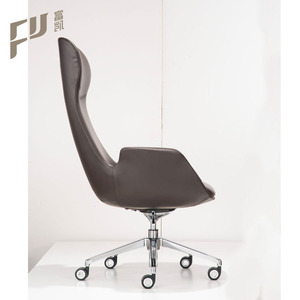 Free shipping high quality new and modern swivel leisure leather chair De bureau - Product Image 5