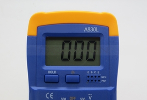 Tela LCD de alta Precisão A830L Trompete Multímetro AC/DC Digital Tester Medidor Eletrônico - Product Image 2