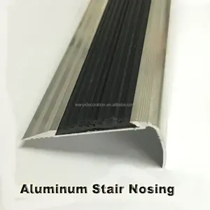 Aluminium En Rubber Stair Neus Tegel Rand Trim