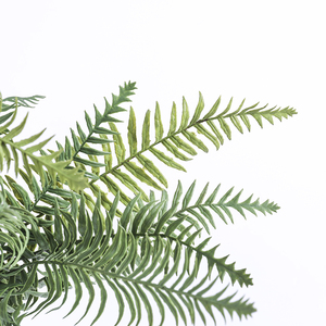 Decoración del hogar de plástico hojas de palma <span class=keywords><strong>arbustos</strong></span> para jardinería jardín - Product Image 2