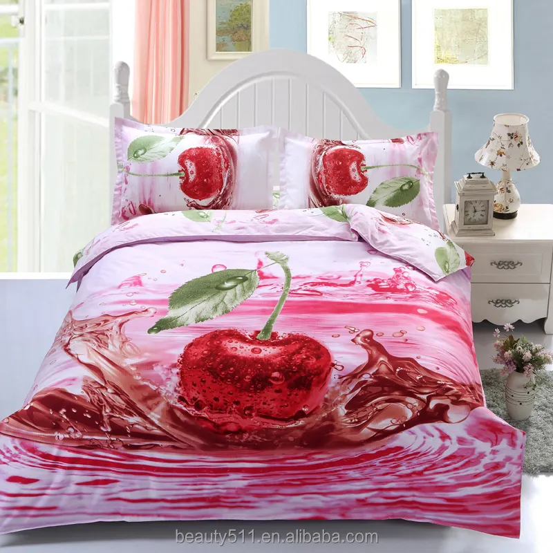 wholesale Fitted 3D bed sheet colored printed custom made bed sheets Over watch anime custom bed sheet BS59