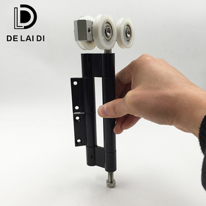Portes pliantes en aluminium, pièces, petites roues de porte en nylon et en acier inoxydable avec roulement à billes - Product Image 3