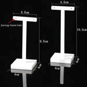 Factory Custom Size Acrylic Jewellery Display Stand Drop Earrings Hanger for Retail Shop Show