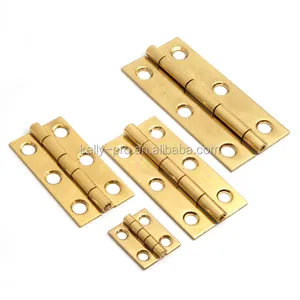 Utility Brass Narrow Butt Hinge Small Box Hinge Mini