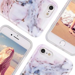 À Rose Étui Souple EN TPU IMD Impression Motif Marbre <span class=keywords><strong>Blanc</strong></span> Slim Fit Pression Sur Capot De Coque Arrière Dur Pour <span class=keywords><strong>iPhone</strong></span> <span class=keywords><strong>7</strong></span>/8 - Product Image 6