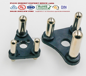 10A 15/16A manches broches SABS BS 546 EST Afrique Du Sud inde prise avec isolation broche ronde creuse solide - Product Image 4