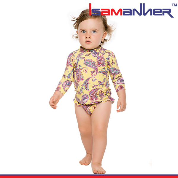 Пользовательские один кусок сублимации дети купальники