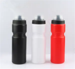 Son tasarım dayanıklı özel plastik spor su şişesi sıkılabilir şişe
