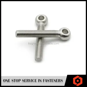 Shoulder Bolt DIN444 Factory Supply Eye Bolt Screw Forged No Shoulder Metric Coarse Eye Screw