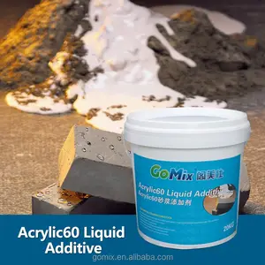 Harç iyileştirilmesi Esneklik Acrylic60 Kullanarak Su Yalıtımı ve Yapıştırma Çimento Polimer Katkı
