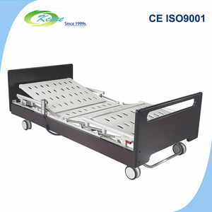 Madera maciza marco <span class=keywords><strong>de</strong></span> aluminio barandilla eléctrico ancianos 3 funciones cama del hogar para la <span class=keywords><strong>venta</strong></span> <span class=keywords><strong>en</strong></span> la India - Product Image 3