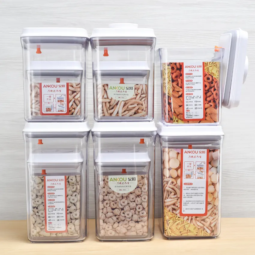 Keuken Organizer Goede Voedsel Containers Voor Winkel Alle verschillende Korrels/Winkel Pasta, Rijst En Bonen, Pretty Duurzaam